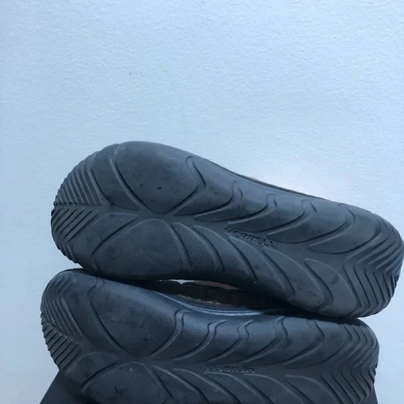 Merrell Moc II Men’s Olive and Orange Quilted Slip-On Shoes Size 9 - Picture 12 of 12